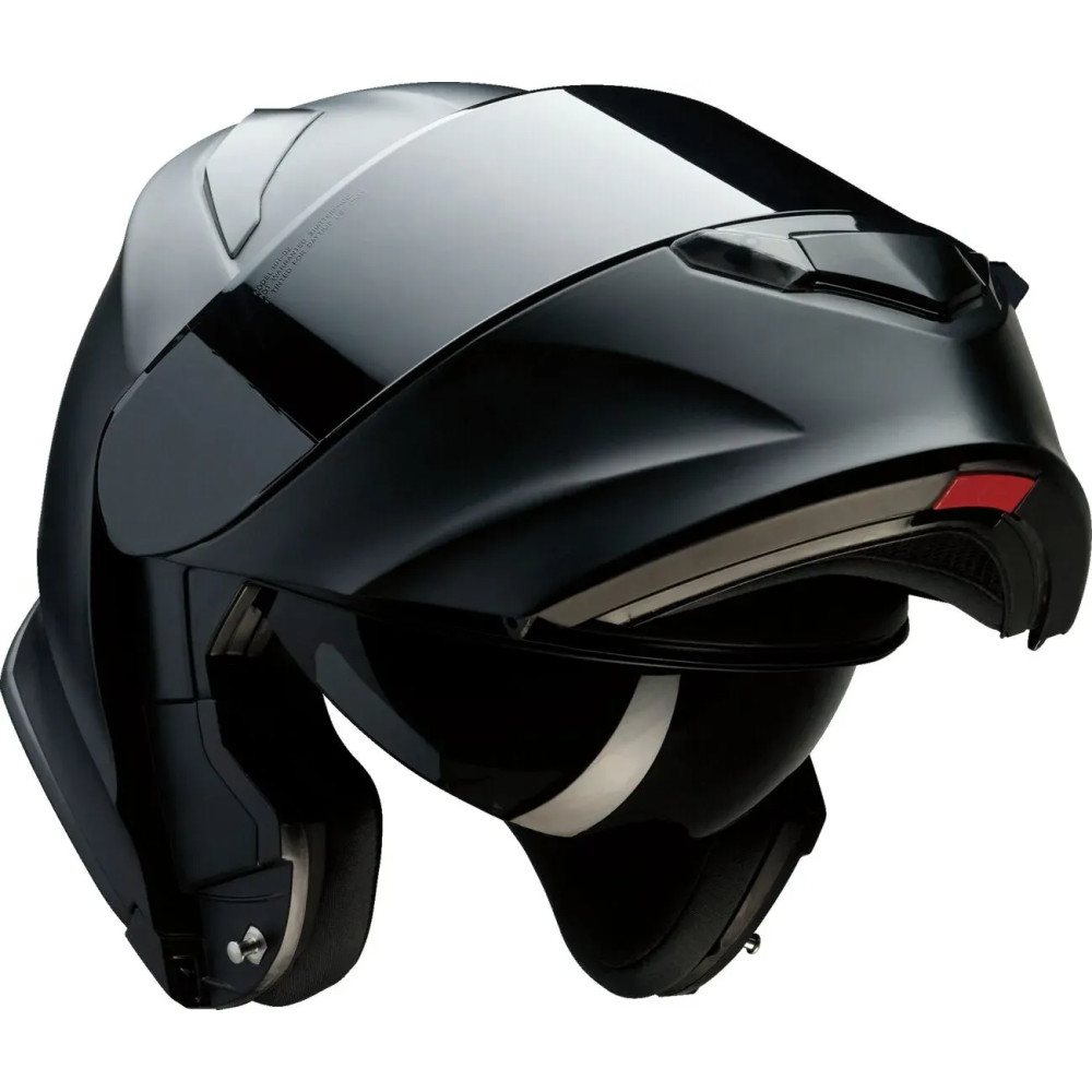 Casco modular Solaris 2.0 Smoke — Talla S, Negro mate